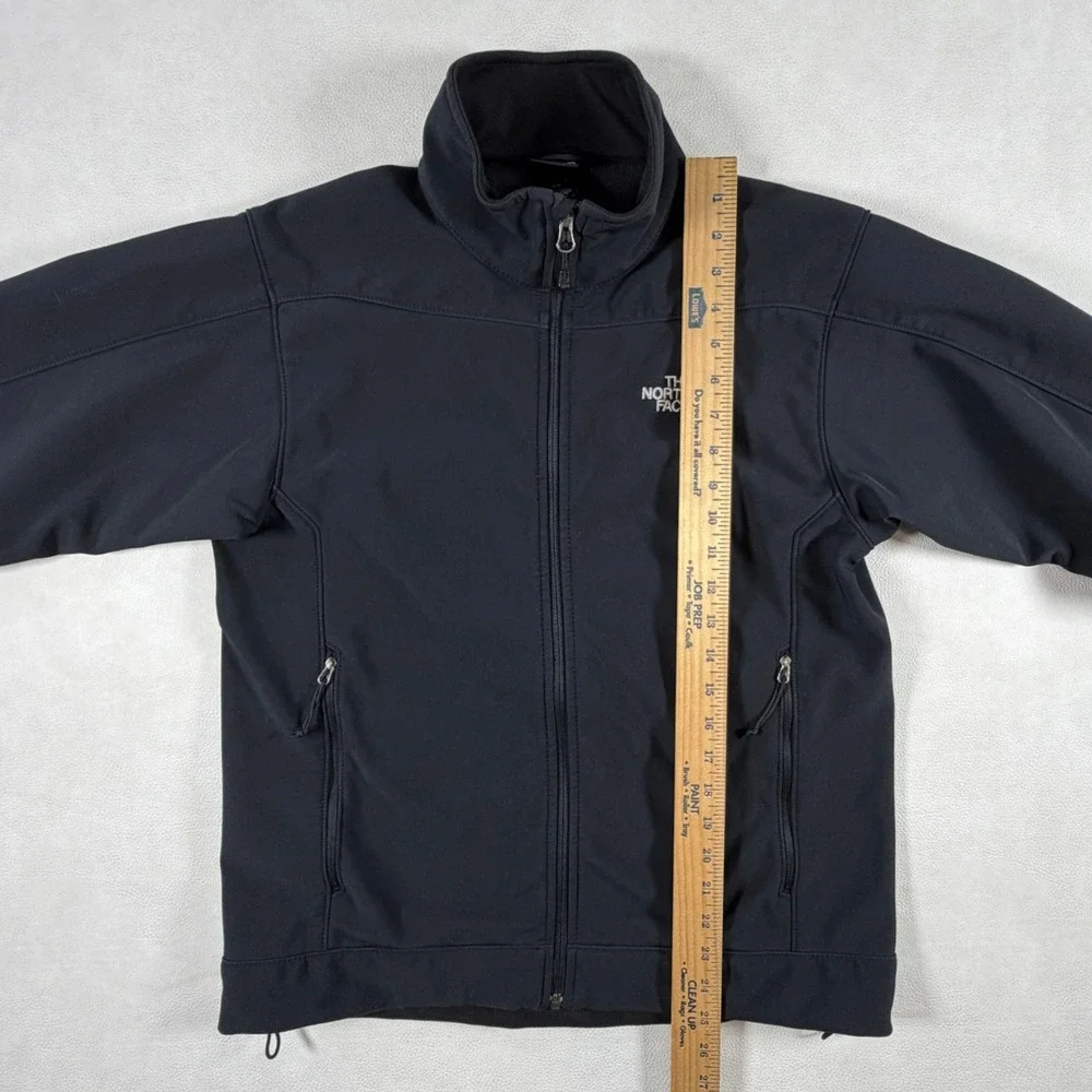 The North Face Mens Apex Bionic Softshell Jacket Black Full Zip Size Small